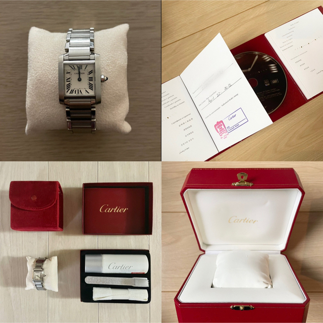 Cartier(カルティエ)の【JOE様専用】CARTIER タンクフランセーズSM W51008Q3 レディースのファッション小物(腕時計)の商品写真