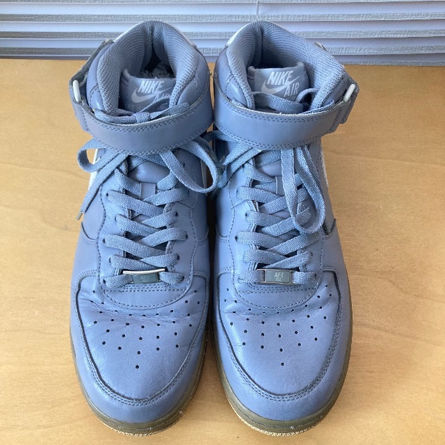 Air force 1 mid blue suede cheap
