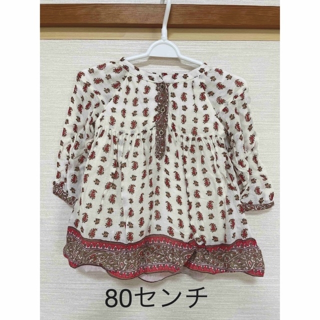 ZARA KIDS(ザラキッズ)のZARAベビー　女児トップス　女の子80センチ キッズ/ベビー/マタニティのベビー服(~85cm)(シャツ/カットソー)の商品写真