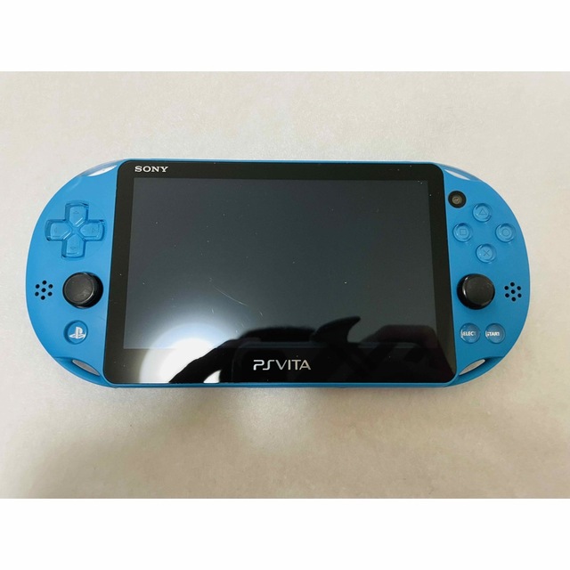 PlayStation Vita(プレイステーションヴィータ)のPSVita PCH-2000 ZA23 アクアブルー 本体 動作良好 エンタメ/ホビーのゲームソフト/ゲーム機本体(家庭用ゲーム機本体)の商品写真