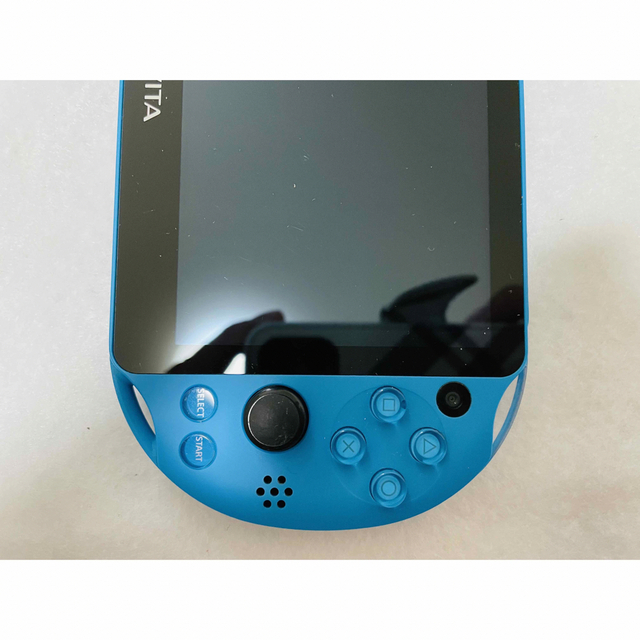 PlayStation Vita(プレイステーションヴィータ)のPSVita PCH-2000 ZA23 アクアブルー 本体 動作良好 エンタメ/ホビーのゲームソフト/ゲーム機本体(家庭用ゲーム機本体)の商品写真