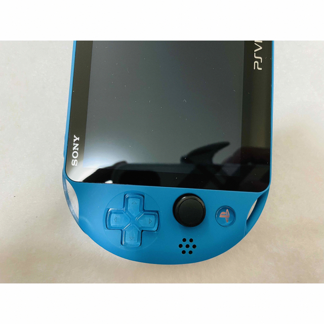 PlayStation Vita(プレイステーションヴィータ)のPSVita PCH-2000 ZA23 アクアブルー 本体 動作良好 エンタメ/ホビーのゲームソフト/ゲーム機本体(家庭用ゲーム機本体)の商品写真