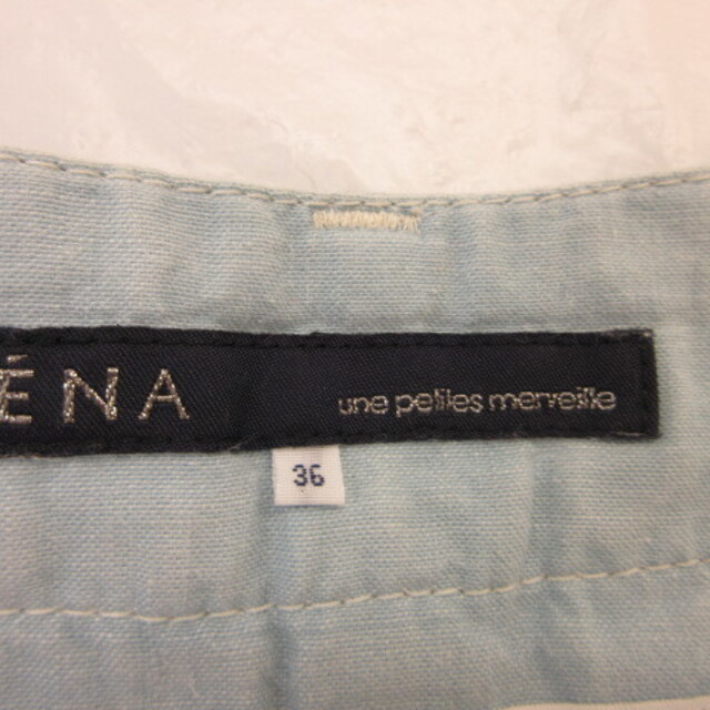IENA(イエナ)のイエナ IENA ショートパンツ 水色 36 *T469 レディースのパンツ(ショートパンツ)の商品写真