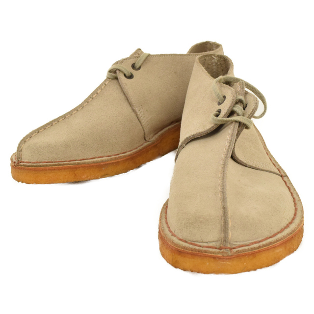 Clarks(クラークス)のClarks クラークス 37165 ワラビーブーツ スウェード レザー ベージュ メンズの靴/シューズ(ブーツ)の商品写真