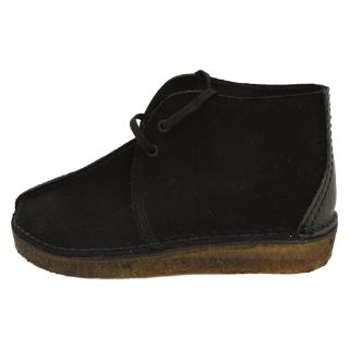 クラークス(Clarks)のClarks クラークス スウェードレザー切替チャッカブーツ ワラビー ブラック(ブーツ)