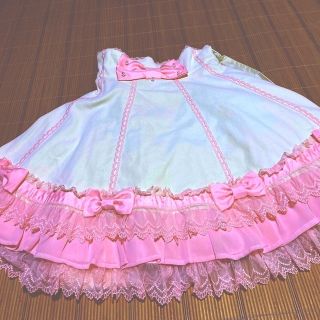 アンジェリックプリティー(Angelic Pretty)のアンジェリックプリティ　スカート  シフォン　別珍　リボン　無地　(ひざ丈スカート)