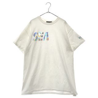 ウィンダンシー(WIND AND SEA)のWIND AND SEA ウィンダンシー MIDDLE-IRIDESCENT イリディセントロゴ Tシャツ ホワイト 9212-CS87(Tシャツ/カットソー(半袖/袖なし))