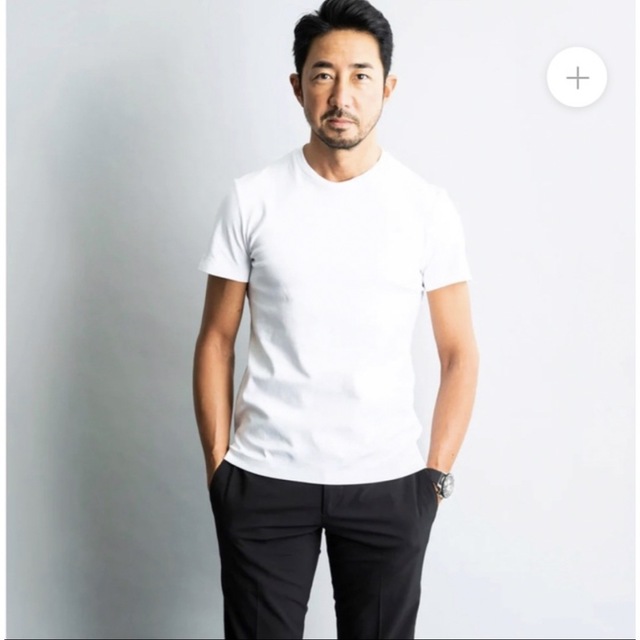 BEAMS(ビームス)の③新品 クロスクローゼット Suvin Platinum クルーネック 白黒２点 メンズのトップス(Tシャツ/カットソー(半袖/袖なし))の商品写真