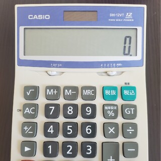 CASIO DH-12VT 電卓(オフィス用品一般)