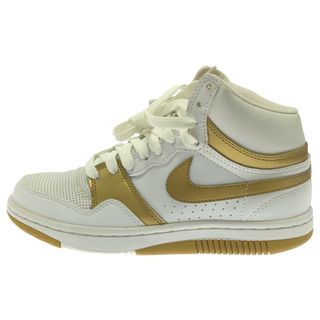 ナイキ(NIKE)のNIKE ナイキ COURT FORCE HIGH BASIC WHITE MET GOLD OG STYLE コート フォース ハイカットスニーカー 24cm/US7 ホワイト/ゴールド 315113-171(スニーカー)