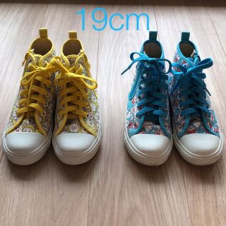 コンバース(CONVERSE)の19cm ドラえもん キッズ コンバース オールスター(スニーカー)