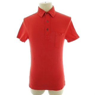 ラルフローレン(Ralph Lauren)のラルフローレン ポロシャツ カットソー 半袖 ステンカラー XS 赤 トップス(ポロシャツ)
