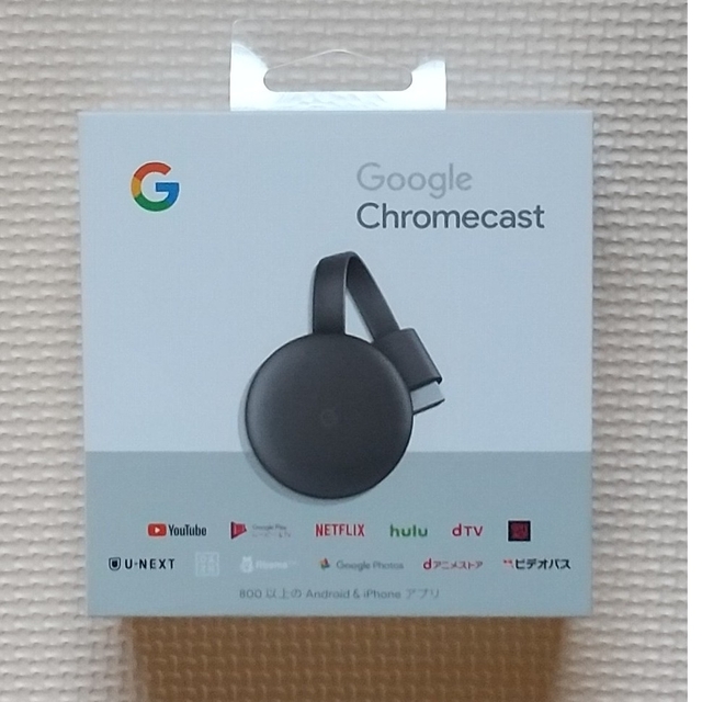 未開封★Google Chromecast GA00439-JP チャコール