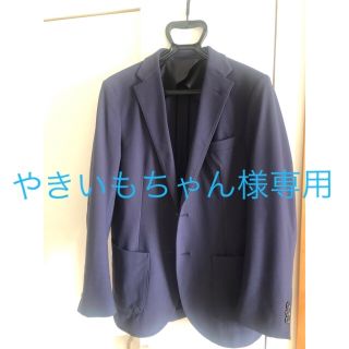 マッキントッシュフィロソフィー(MACKINTOSH PHILOSOPHY)の4万【美品】マッキントッシュフィロソフィー　ストレッチジャケット ネイビー　38(テーラードジャケット)