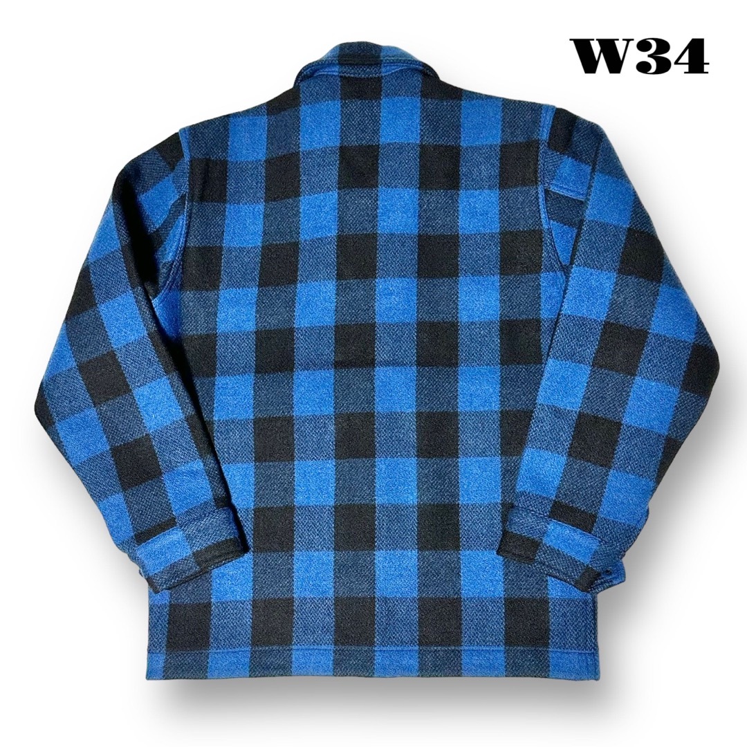 希少品! TENDERLOIN バッファロー ジャケット ブルー 青 黒 白 M 出産