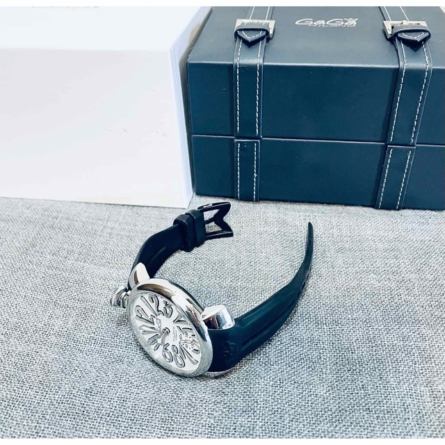 GaGa MILANO(ガガミラノ)の【値下げ！】GaGa MILANO ガガミラノ  マヌアーレ　48mm メンズの時計(腕時計(アナログ))の商品写真