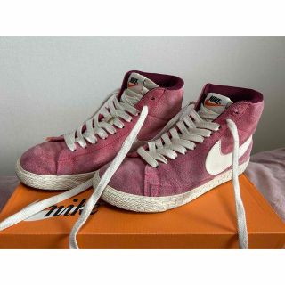 ナイキ(NIKE)のWMNS BLAZER MID SUEDE VNTG 24.5cm(スニーカー)