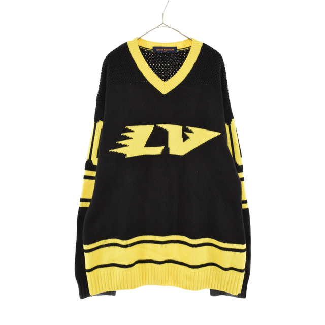 LOUIS VUITTON ルイヴィトン 22SS LVインタルシアフットボールニット