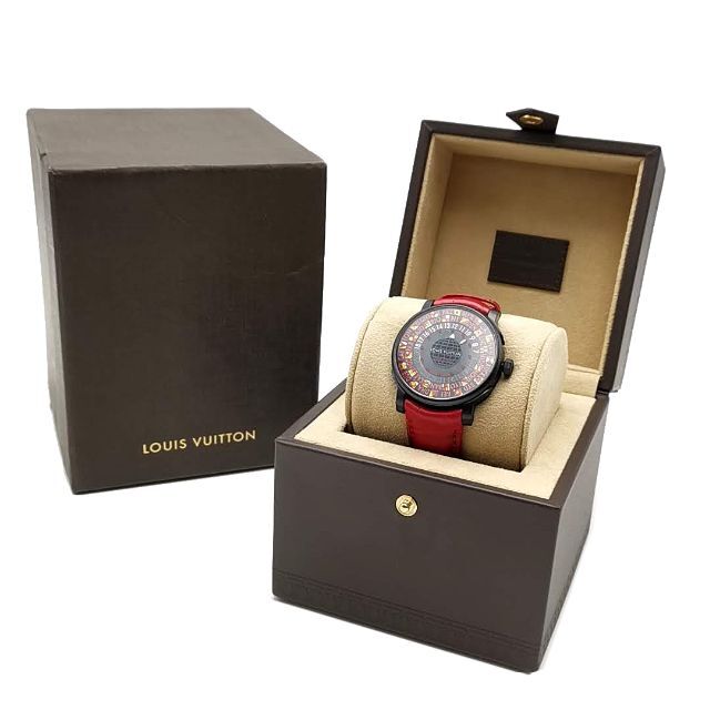 ルイヴィトン 腕時計 エスカル タイムゾーン 日本限定 03-23030702