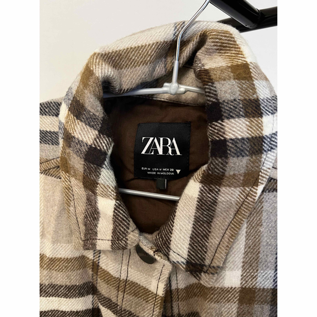 ZARA(ザラ)のZARAチェックtops👚 レディースのジャケット/アウター(ブルゾン)の商品写真