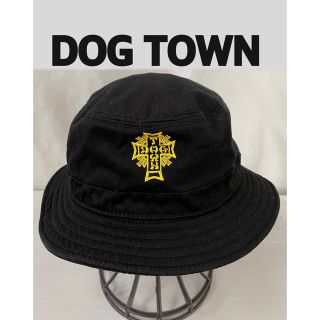 ドッグタウン(DOG TOWN)のDOG TOWNドッグタウン　ロケット448　バケットハット　ブラックDTクロス(ハット)