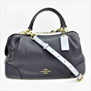 コーチ(COACH)のコーチ COACH 2WAY バッグ 73720 レーン サッチェル カラーブロック インクマルチ バイカラー スエード ブルー ショルダー ハンド 日本未入荷カラー【中古】JA-15913(その他)