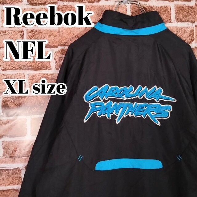 リーボック】【NFLパンサーズ】刺繍ロゴ ナイロンジャケット ☆決算