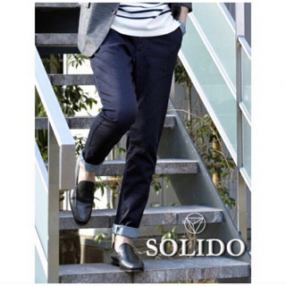 新品 Solido ソリード テーパード デニム パンツ ２点セット 日本製