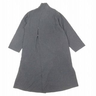 再×14入荷 極美品 ババグーリ ロングワンピース ノーカラー シャツ