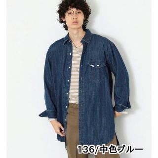 リー(Lee)の【Lee 新品タグ付き】 Leeロングシャツジャケット　定価9,350(Gジャン/デニムジャケット)