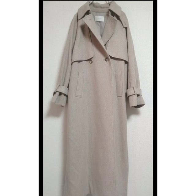 春色3カラー✧ louren oversize wool trench coat | wembleytyres.co.uk