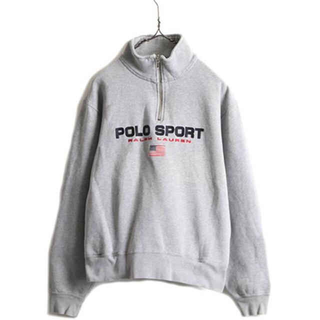 POLO SPORT ポロスポーツ ハイネック スウェット XL 茄子紺