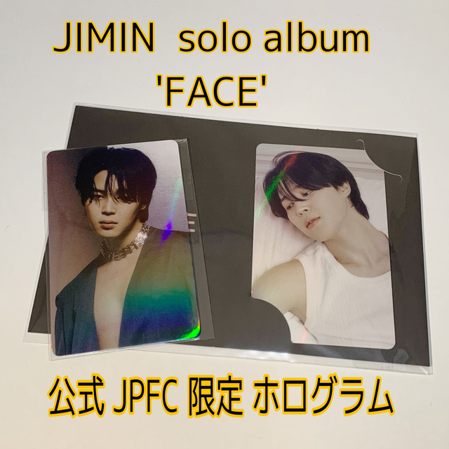 公式 BTS JIMIN FACE JPFC特典 ホログラム Photocard | フリマアプリ ラクマ