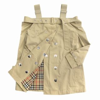 バーバリー(BURBERRY)の19ss バーバリー トレンチ コート オフショルダー ワンピース ドレス▼３(ミニワンピース)