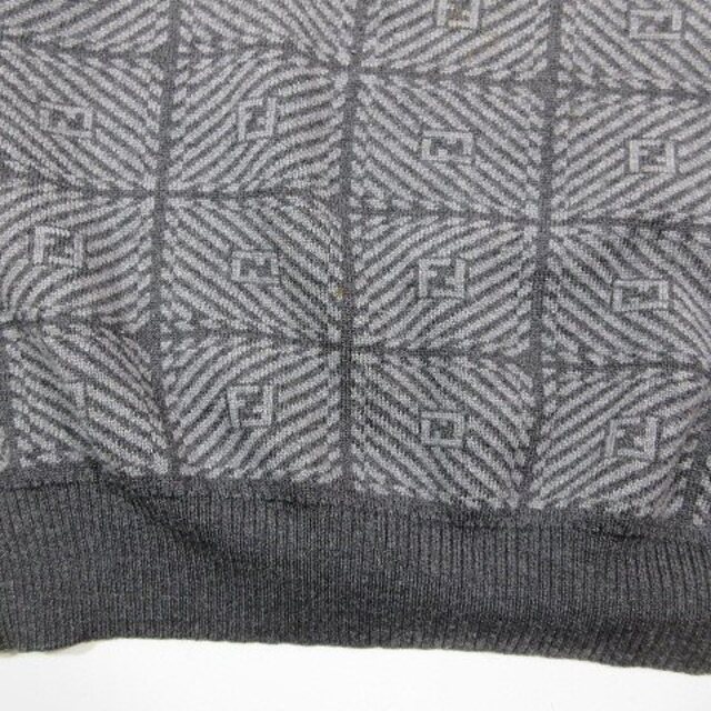 FENDI(フェンディ)のフェンディ ヴィンテージ ズッカ柄 総柄 メリノウール ニット セーター メンズのトップス(ニット/セーター)の商品写真