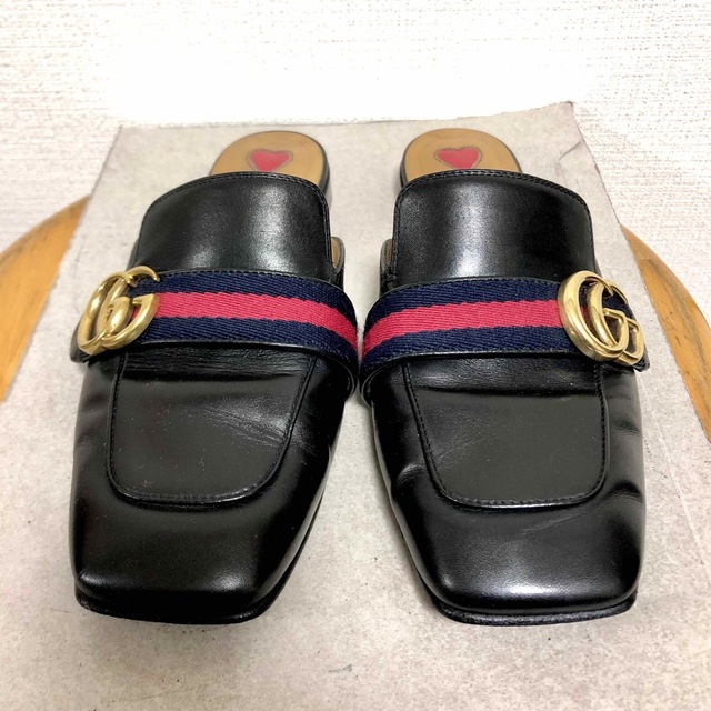 Gucci(グッチ)のグッチ　シェリーライン　スリッパ　ローファー モカシン　サボ　サンダル レディースの靴/シューズ(下駄/草履)の商品写真