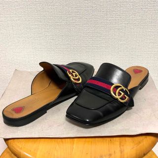 Gucci - グッチ シェリーライン スリッパ ローファー モカシン サボ