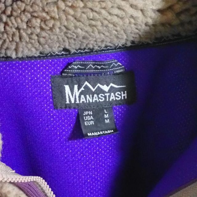 美品 未使用 タグ付き MANASTASH マナスタッシュ フリース ジャケット