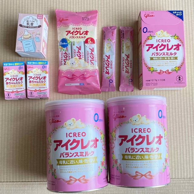 グリコ アイクレオ 粉ミルク 液体ミルク ミルクの通販 by rikatelier|グリコならラクマ 粉ミルク 液体ミルク まとめ売り