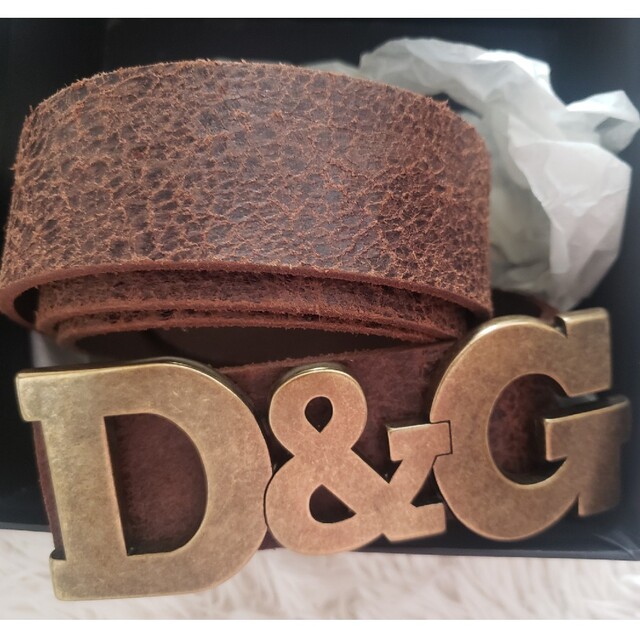 DOLCE&GABBANA ドルカバ D&G ベルト ブラウン 茶色 DOLCE&GABBANA ドルカバ D&G ベルト ブラウン 茶色