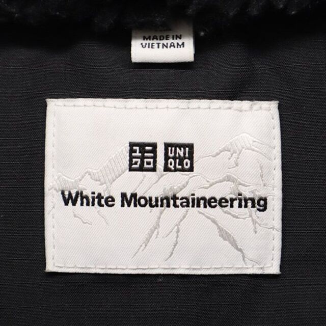 ユニクロ ホワイトマウンテニアリング コラボ ボアフリース プルオーバー XL ブラック系 UNIQLO White Mountaineering  メンズ 【中古】 【230327】