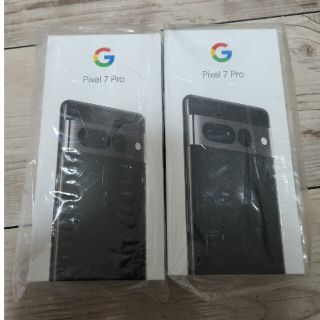 グーグルピクセル(Google Pixel)のGoogle　Pixel 7pro　新品　ストア版　白1台　黒２台(携帯電話本体)