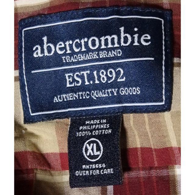 Abercrombie&Fitch(アバクロンビーアンドフィッチ)の古着 Abercrombie & Fitch チェックシャツ Boys XL  メンズのトップス(シャツ)の商品写真