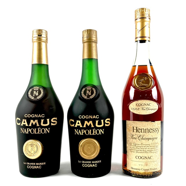 3本 CAMUS Hennessy コニャック