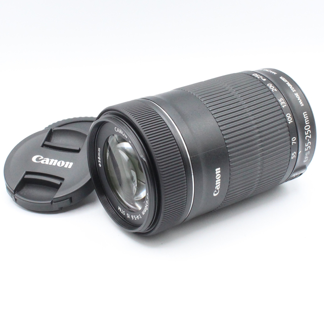 Canon - 傷擦れ無しのほぼ新品❤️Canon EF-S55-250mm IS STMの通販 by ...