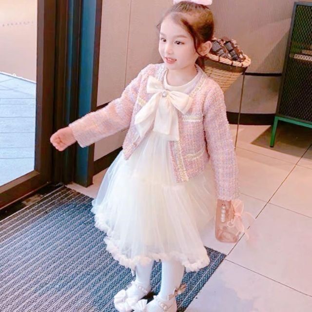 New 新品❣️女の子 フォーマルドレス スーツセットアップ110♡入学式 発表会Anera