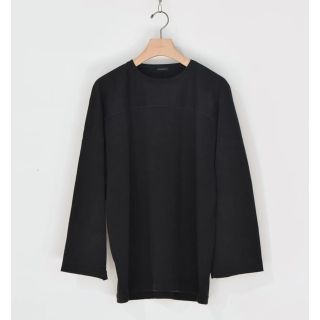 COMOLI - COMOLI 23SSフットボールTシャツ フェードブラック サイズ3