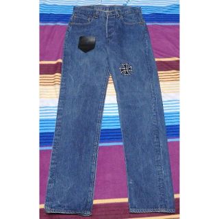 リーバイス(Levi's)の新品 Levis 501 カスタムデニム 実寸30 ウォッシュブルー パッチ (デニム/ジーンズ)