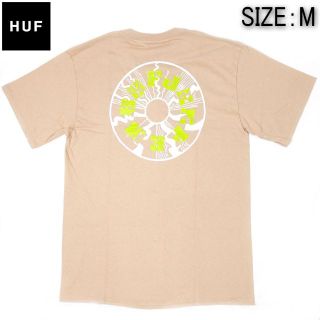 ハフ(HUF)の新品 HUF ハフ JENKEM WORMHOLE 半袖Tシャツ SAND M(Tシャツ/カットソー(半袖/袖なし))