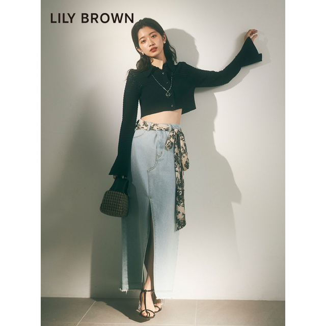 【新品未着用】LILY BROWN デニムスカート　完売品